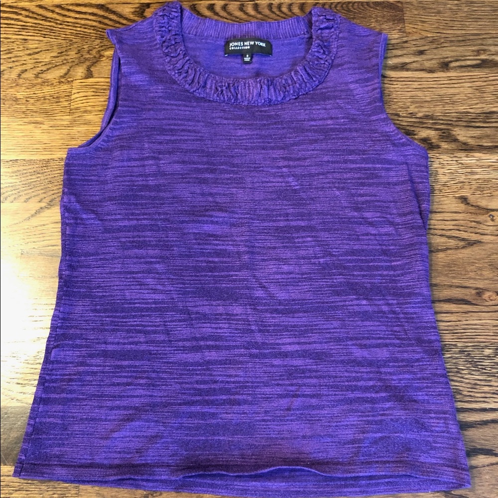Jones New York Purple Top